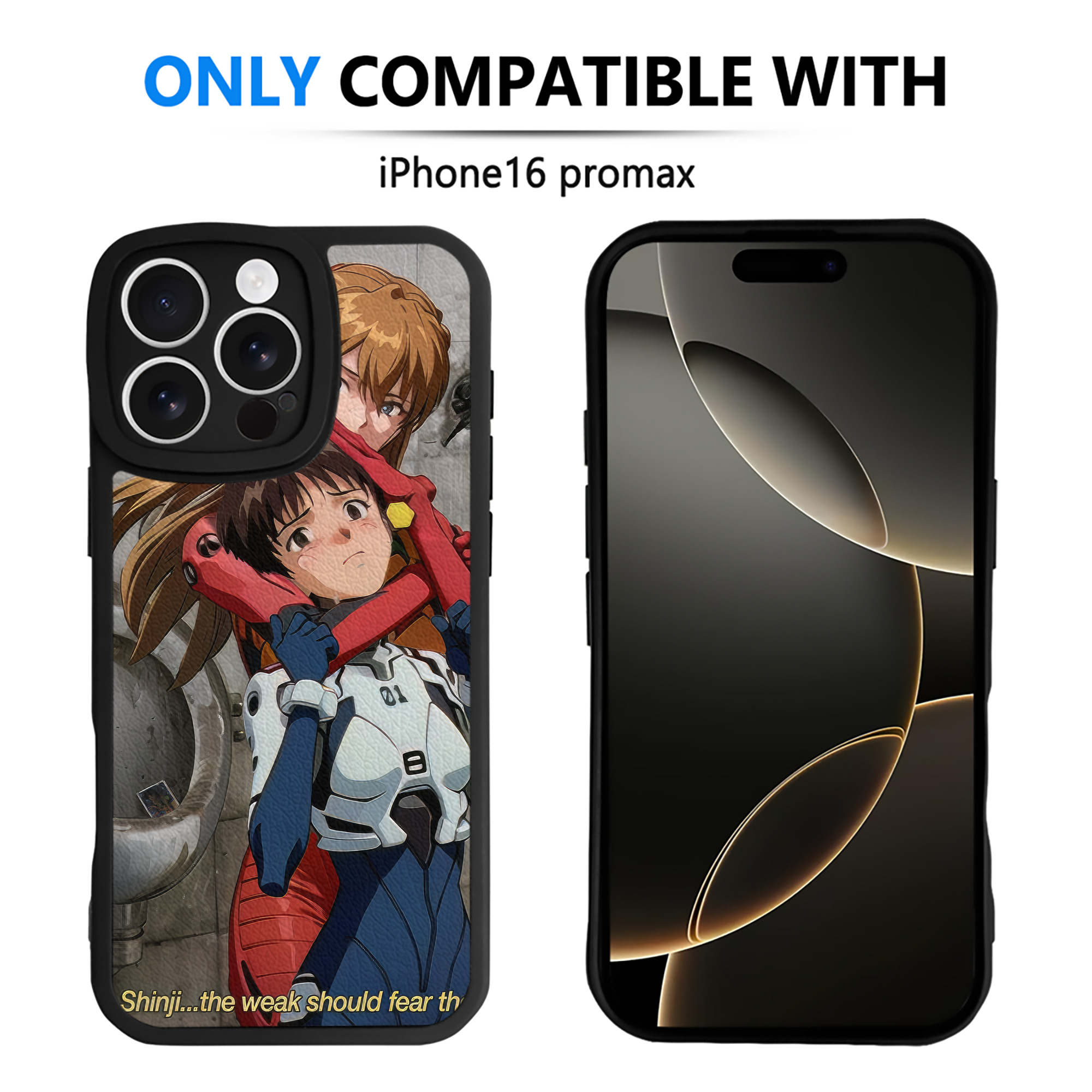 （画像用） EVA 新世紀エヴァンゲリオン 【iPhone 16シリーズ対応】シリコンスマホケース（レザー調） 材質：シリコン